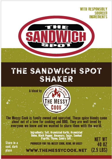 The Sandwich Spot Shaker - 6 Bottle Pack